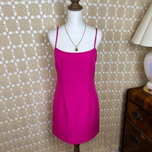 Milly Hot Pink Sleeveless Mini Dress